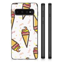 Samsung Galaxy S10 Silicone Case Icecream - thumbnail