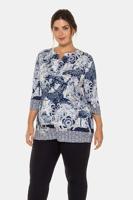 Ulla Popken Shirt, patchdessin, 3/4 mouwen - Grote Maten - thumbnail