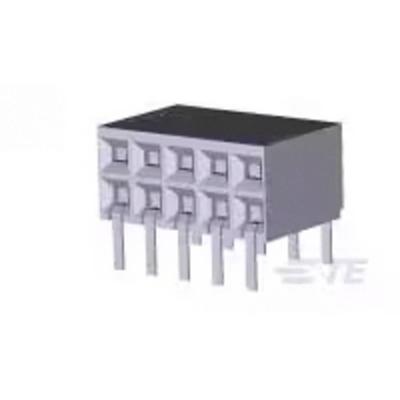 TE Connectivity 146140-4 Female header (standaard) Inhoud: 1 stuk(s) Tube