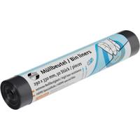 Vuilniszak 6 micron, ft 29 x 33 cm, 4 liter, zwart, rol van 50 stuks - thumbnail