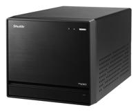 Shuttle sw580r8 black xpc cube pc barebone, lga1200, intel, 4x ddr4, dimm, m.2, 500w 80+ gold - thumbnail