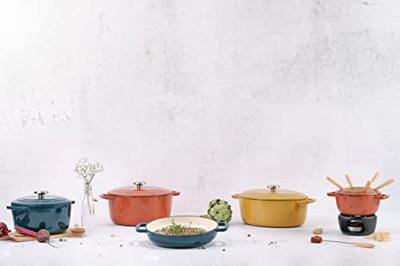 Cosy & Trendy Fondueset Fontestic Gietijzer Black - Ø 18 cm