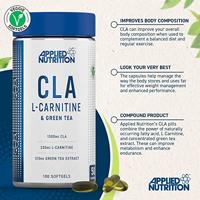 Applied Nutrition CLA, L-Carnitine & Green Tea (100 softgels) - thumbnail