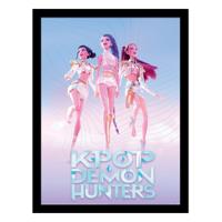 KPop Demon Hunters Collector Print Framed Poster Trio - thumbnail