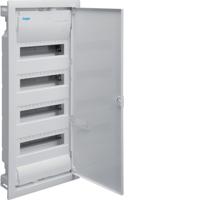 Hager VU48NC Distributiekast Inbouw (in muur) Aantal groepen: 48 Aantal rijen: 4 Inhoud: 1 stuk(s) - thumbnail