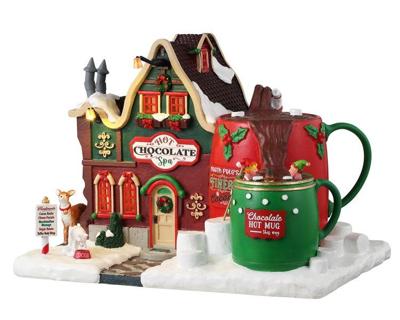 Hot Chocolate Spa B/O (4.5V) Kersthuisje LEMAX - Lemax