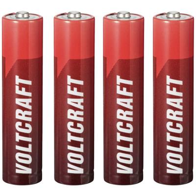 VOLTCRAFT Industrial LR03 AAA batterij (potlood) Alkaline 1350 mAh 1.5 V 4 stuk(s)
