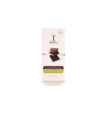 Balance Choco stevia tablet puur bosbes aardbei 85 Gram