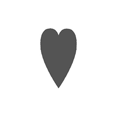 Vaessen Creative • figuurpons hart smal maxi