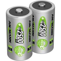 Oplaadbare C batterij (baby) Ansmann maxE HR14 NiMH 1.2 V 2500 mAh 2 stuk(s) - thumbnail