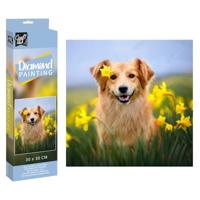 Craft ID Diamond Painting hond 30x30cm - thumbnail