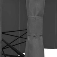 Tuinpaviljoen met gordijnen hexagonaal 360x265 cm - thumbnail