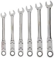 Vigor V6752/12 V6752/12 Ringratelsteeksleutel met scharnier Sleutelbreedte (metrisch) 8 - 19 mm - thumbnail