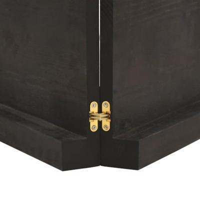 Tafelblad 200x50x(2-6)cm behandeld eikenhout donkerbruin