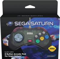 Retro-Bit - SEGA Saturn Classic Controller (Slate Grey) - thumbnail