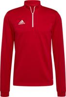 adidas Entrada 22 Trainingstrui 1/4-Zip Rood Wit - thumbnail