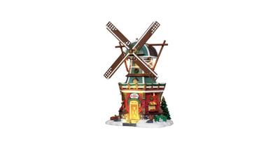 Lemax stony brook windmill verlicht kersthuisje Vail Village 2012