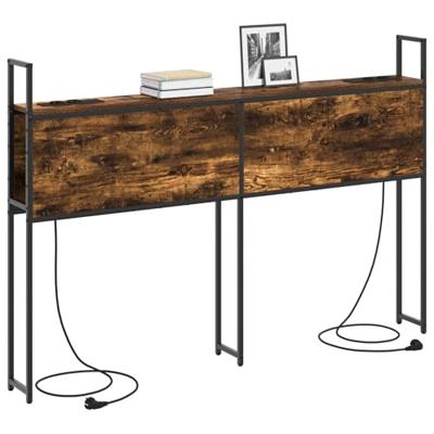 Opberghoofdbord Gerookt eiken 150 cm Bewerkt hout Opberghoofdbord Gerookt eiken 150 cm Bewerkt hout