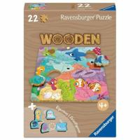 Puzzel Ravensburger Wooden 22 Onderdelen - thumbnail