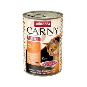 ANIMONDA Carny Adult Beef and chicken - nat kattenvoer - 400g