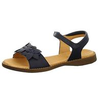 Leren sandalen voor meisjes LORE FLOWERS FRODDO blauw - thumbnail