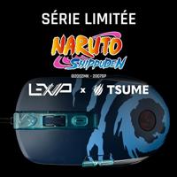 Lexip Naruto Shippuden Kakashi Kamui Gaming-muis Kabelgebonden Optisch Zwart, Blauw 12000 dpi Verlicht, Gewichtsreductie - thumbnail