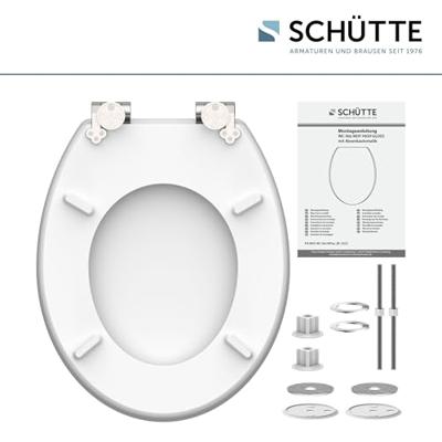 Schutte MDF High Gloss WC-bril POLAR LIGHTS met soft-close
 80548