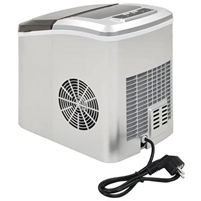VidaXL Ijsblokjesmachine 2,4 l 15 kg/24 u zilver VidaXL Ijsblokjesmachine 2,4 l 15 kg/24 u zilver