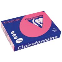 Clairefontaine Trophée Intens, gekleurd papier, A4, 120 g, 250 vel, fuchsia - thumbnail