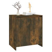 Dressoir 70x41x75 cm bewerkt hout gerookt eikenkleurig - thumbnail