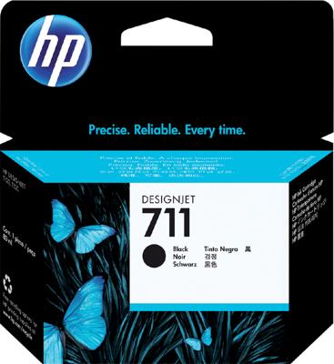 HP Inktcartridge 711 Origineel Zwart CZ133A