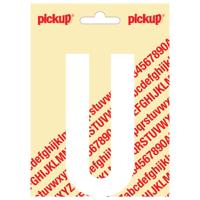 Plakletter Nobel Sticker witte letter U wit Pickup - Pickup - thumbnail