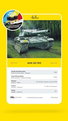 Heller 57137 STARTER KIT AMX30/105 Schaal 1:35 - thumbnail