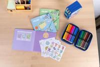 Tekenblokje voor Inkleuren Milan Blue odissey - thumbnail