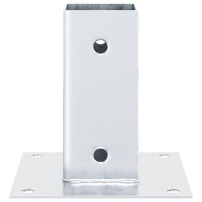 Spokkels vierkant 12 st gegalvaniseerd staal zilverkleurig Spokkels vierkant 12 st gegalvaniseerd staal zilverkleurig