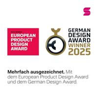 Satino toiletroldispenser horizontaal dubbele rol wit - thumbnail