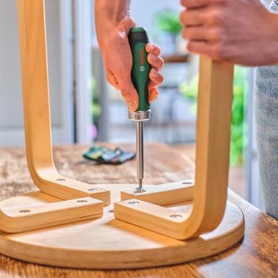 Bosch Groen Ratchet screwdriver 18 bits (Ratel/bitschroevendraaier, 18x bit (PH1, PH2, PH3, PZ1, PZ2, PZ3, SL4, SL5, SL6, TX10, TX15, TX20, TX25, Bosch Groen Ratchet screwdriver 18 bits (Ratel/bitschroevendraaier, 18x bit (PH1, PH2, PH3, PZ1, PZ2, PZ3, SL4, SL5, SL6, TX10, TX15, TX20, TX25,