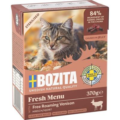 BOZITA Fresh Menu Sterilised Venison - nat kattenvoer - 370g