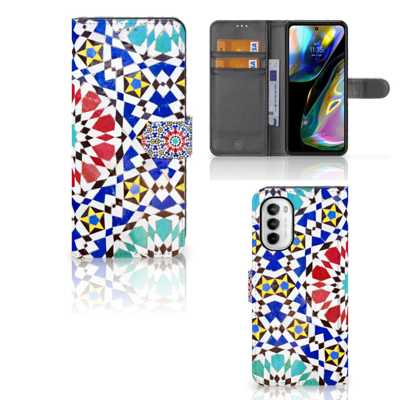 Motorola Moto G52 | Moto G82 | Bookcase | Mozaïek Motorola Moto G52 | Moto G82 | Bookcase | Mozaïek