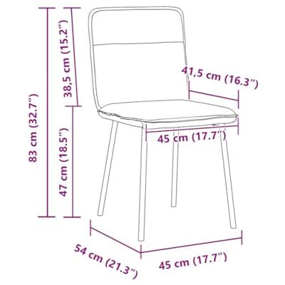 Eetkamerstoelen 4 st fluweel crèmekleurig