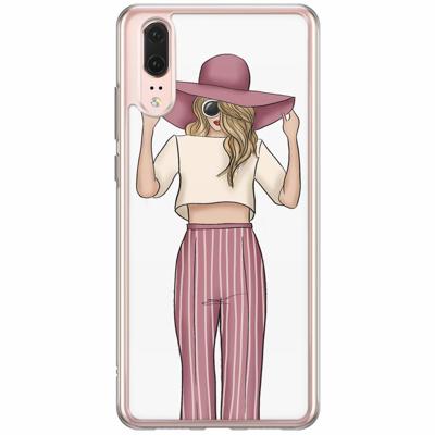Huawei P20 siliconen hoesje - Summer girl