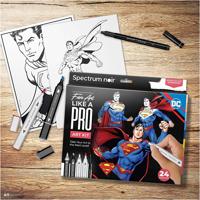 Creativ Company Hobbyset illustratie, superman, diverse kleuren, 1 doos - thumbnail