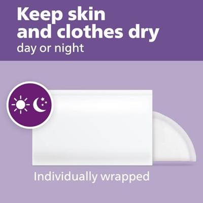 Pakket van 24 wegwerpzoogkompressen dag & nacht Philips AVENT wit