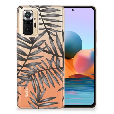 Xiaomi Redmi Note 10 Pro | TPU Case | Leaves Grey Xiaomi Redmi Note 10 Pro | TPU Case | Leaves Grey