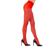 Panty 40den glitter rood - thumbnail