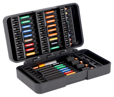 Bahco impact bitset 1/4" 40-delig (kleur)