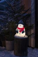 Konstsmide 4249-000 Acryl figuur Sneeuwpop Warmwit LED Wit - thumbnail