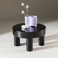Nohr Ronde Salontafel 'Danniella' 60cm, kleur Zwart - thumbnail