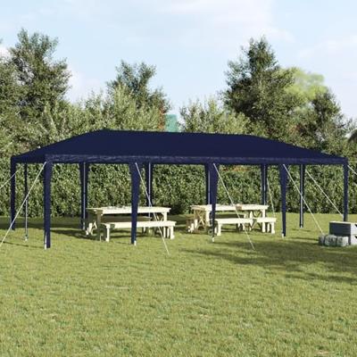 Partytent Blauw 800 x 400 x 266 cm Polyethyleen en Staal Partytent Blauw 800 x 400 x 266 cm Polyethyleen en Staal