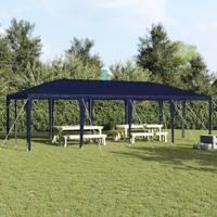 Partytent Blauw 800 x 400 x 266 cm Polyethyleen en Staal - thumbnail